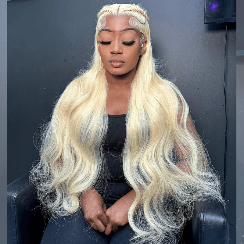 613 Blonde Deep Curly Wave 13x4 Lace Front Human Hair Wig 200 Density - Image 10